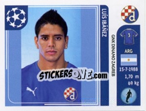 Cromo Luis Ibáñez - UEFA Champions League 2011-2012 - Panini