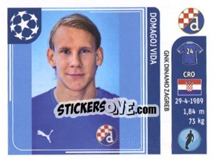Sticker Domagoj Vida - UEFA Champions League 2011-2012 n. 266 - Panini