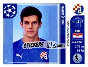 Sticker Mario šitum - UEFA Champions League 2011-2012 - Panini