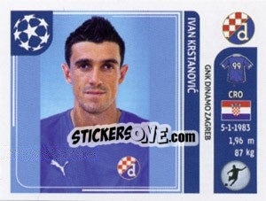 Sticker Ivan Krstanovic - UEFA Champions League 2011-2012 - Panini