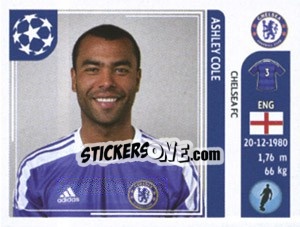 Sticker Ashley Cole - UEFA Champions League 2011-2012 n. 282 - Panini