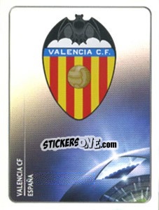 Cromo Valencia CF Badge - UEFA Champions League 2011-2012 - Panini