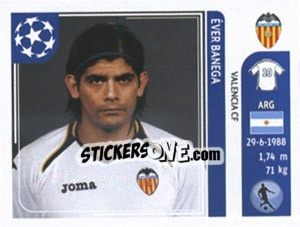 Sticker Ever Banega - UEFA Champions League 2011-2012 n. 302 - Panini