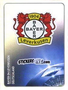 Sticker Bayer 04 Leverkusen Badge - UEFA Champions League 2011-2012 n. 311 - Panini
