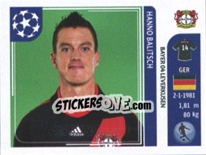 Sticker Hanno Balitsch - UEFA Champions League 2011-2012 - Panini