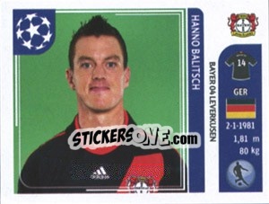 Cromo Hanno Balitsch - UEFA Champions League 2011-2012 n. 320 - Panini