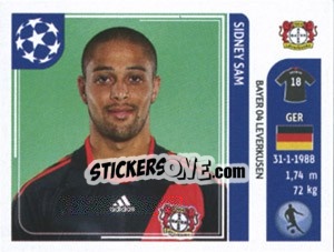 Cromo Sidney Sam - UEFA Champions League 2011-2012 n. 324 - Panini