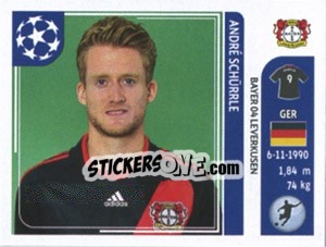 Sticker Andre Schurrle - UEFA Champions League 2011-2012 - Panini