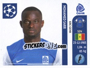 Sticker Mohamed Sarr - UEFA Champions League 2011-2012 - Panini