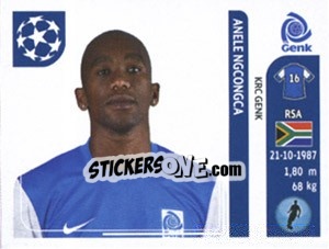 Cromo Anele Ngcongca - UEFA Champions League 2011-2012 - Panini
