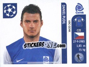 Sticker Daniel Pudil - UEFA Champions League 2011-2012 - Panini