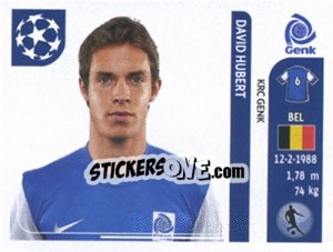 Sticker David Hubert - UEFA Champions League 2011-2012 n. 336 - Panini