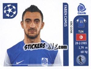 Sticker Fabien Camus - UEFA Champions League 2011-2012 n. 337 - Panini