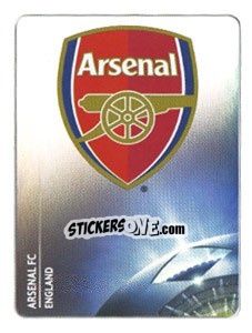 Cromo Arsenal FC Badge - UEFA Champions League 2011-2012 - Panini