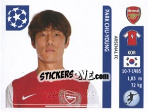 Figurina Park Chu-Young - UEFA Champions League 2011-2012 - Panini