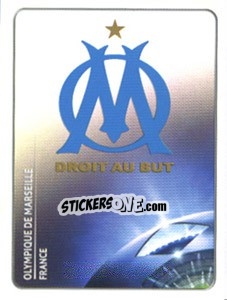 Sticker Olympique de Marseille Badge - UEFA Champions League 2011-2012 n. 362 - Panini