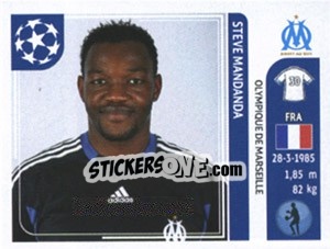 Sticker Steve Mandanda - UEFA Champions League 2011-2012 n. 363 - Panini