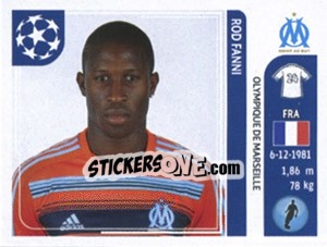Figurina Rod Fanni - UEFA Champions League 2011-2012 n. 366 - Panini