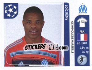Sticker Loic Remy - UEFA Champions League 2011-2012 n. 378 - Panini