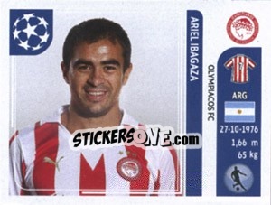 Figurina Ariel Ibagaza - UEFA Champions League 2011-2012 n. 387 - Panini
