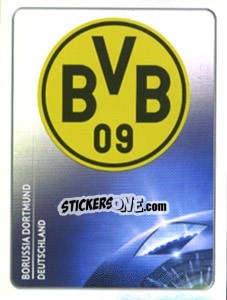 Cromo Borussia Dortmund Badge - UEFA Champions League 2011-2012 - Panini