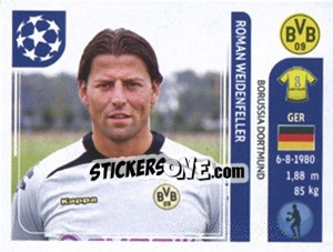 Cromo Roman Weidenfeller - UEFA Champions League 2011-2012 - Panini