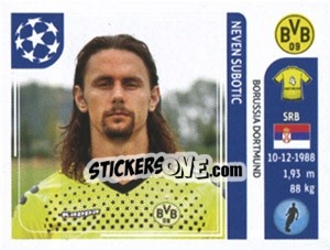 Sticker Neven Subotic - UEFA Champions League 2011-2012 n. 401 - Panini
