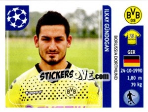 Sticker Ilkay Gündoğan - UEFA Champions League 2011-2012 - Panini