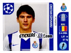 Cromo Cristian Săpunaru - UEFA Champions League 2011-2012 - Panini