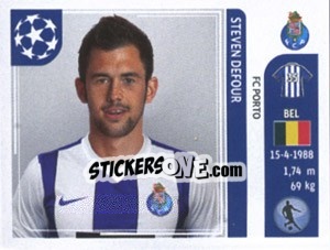 Sticker Steven Defour - UEFA Champions League 2011-2012 - Panini