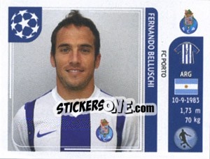Sticker Fernando Belluschi - UEFA Champions League 2011-2012 - Panini