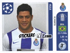 Sticker Hulk - UEFA Champions League 2011-2012 - Panini