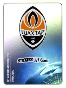 Cromo FC Shakhtar Donetsk Badge - UEFA Champions League 2011-2012 - Panini