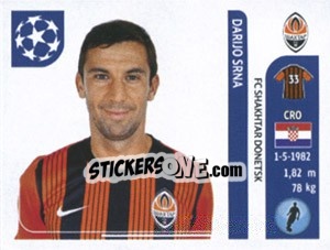 Sticker Darijo Srna - UEFA Champions League 2011-2012 - Panini