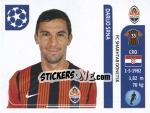 Sticker Darijo Srna - UEFA Champions League 2011-2012 n. 432 - Panini