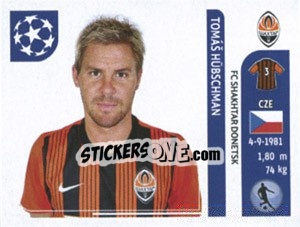 Sticker Tomas Hubschman - UEFA Champions League 2011-2012 n. 436 - Panini
