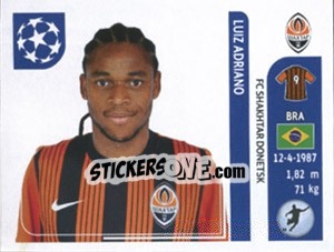 Sticker Luiz Adriano - UEFA Champions League 2011-2012 - Panini