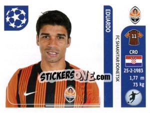 Sticker Eduardo da Silva - UEFA Champions League 2011-2012 - Panini