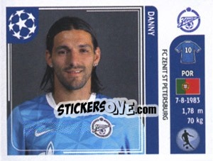 Figurina Danny - UEFA Champions League 2011-2012 - Panini