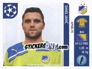 Cromo Sanel Jahic - UEFA Champions League 2011-2012 - Panini