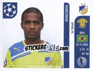 Sticker Marcinho - UEFA Champions League 2011-2012 - Panini