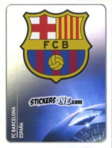 Sticker FC Barcelona Badge - UEFA Champions League 2011-2012 n. 481 - Panini