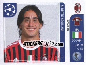 Sticker Alberto Aquilani - UEFA Champions League 2011-2012 n. 507 - Panini