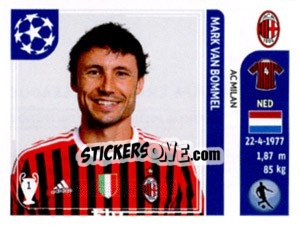 Sticker Mark van Bommel - UEFA Champions League 2011-2012 n. 509 - Panini