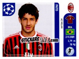 Sticker Pato - UEFA Champions League 2011-2012 - Panini