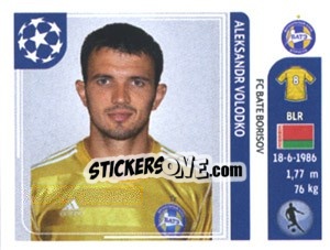 Sticker Aleksandr Volodko - UEFA Champions League 2011-2012 - Panini