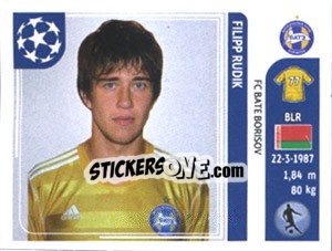 Figurina Filipp Rudik - UEFA Champions League 2011-2012 - Panini