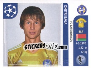 Sticker Dmitri Baga - UEFA Champions League 2011-2012 - Panini