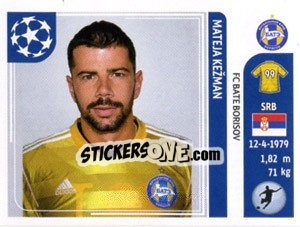 Sticker Mateja Kežman - UEFA Champions League 2011-2012 n. 531 - Panini
