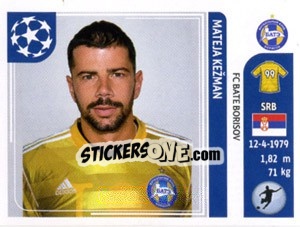 Cromo Mateja Kežman - UEFA Champions League 2011-2012 - Panini